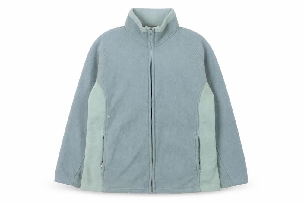 Front view of Bonmarché Women’s Green Fleece Jacket, size L