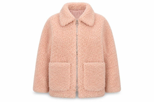 Womens UK Size 6 Topshop Pink Basic Jacket