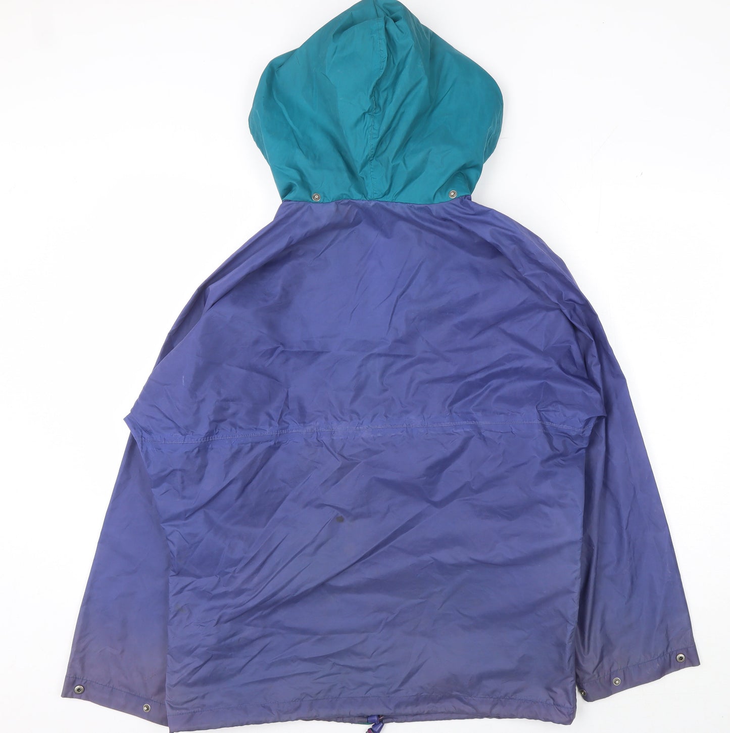 Helly Hansen Women's Blue Rain Coat Jacket Size 8