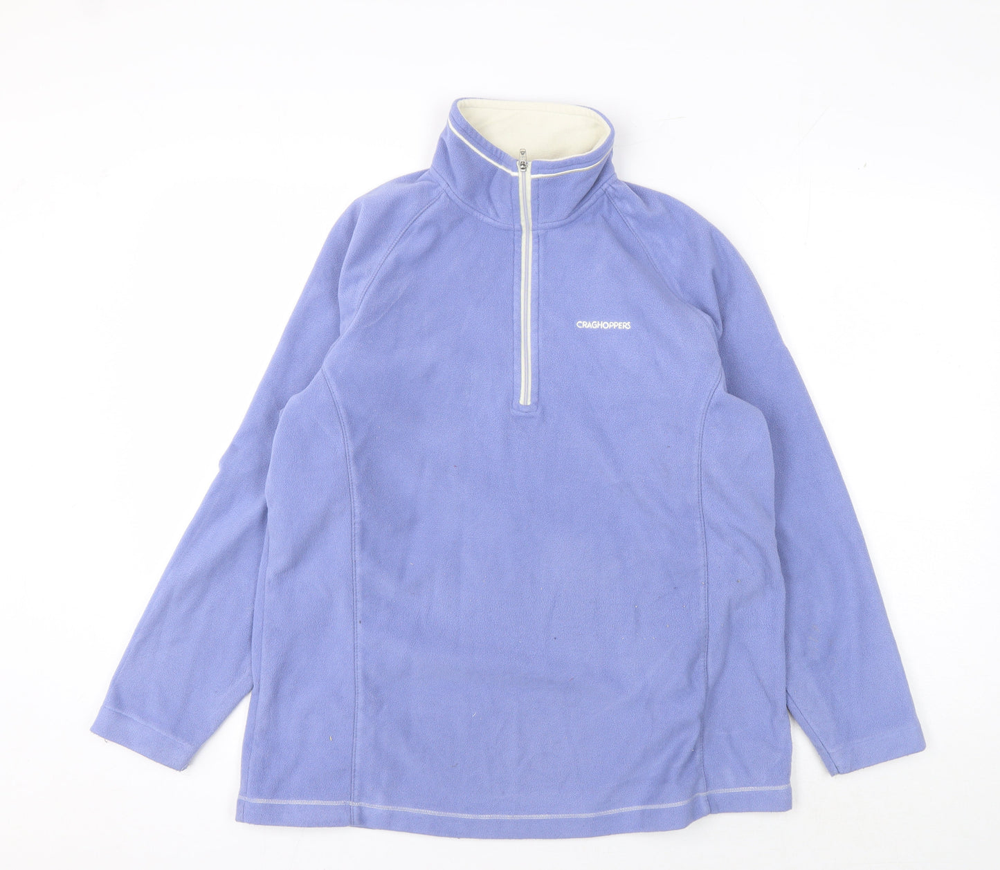 Craghoppers Women's Blue Pullover 14 Fleece Sweatshirt