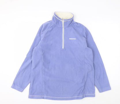 Craghoppers Women's Blue Pullover 14 Fleece Sweatshirt