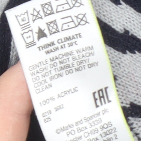 Marks and Spencer Men's Blue S Mountain Jumper