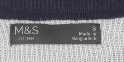 Marks and Spencer Men's Blue S Mountain Jumper