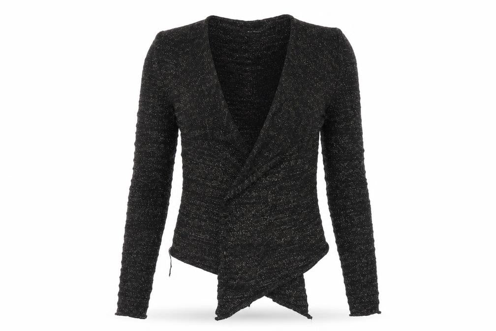 Womens UK Size XS Express Black Cardigan Jumper