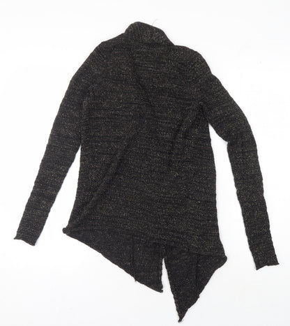 Womens UK Size XS Express Black Cardigan Jumper