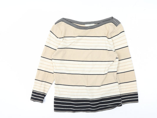 Womens UK Size 10 Marks and Spencer Beige Pullover Jumper