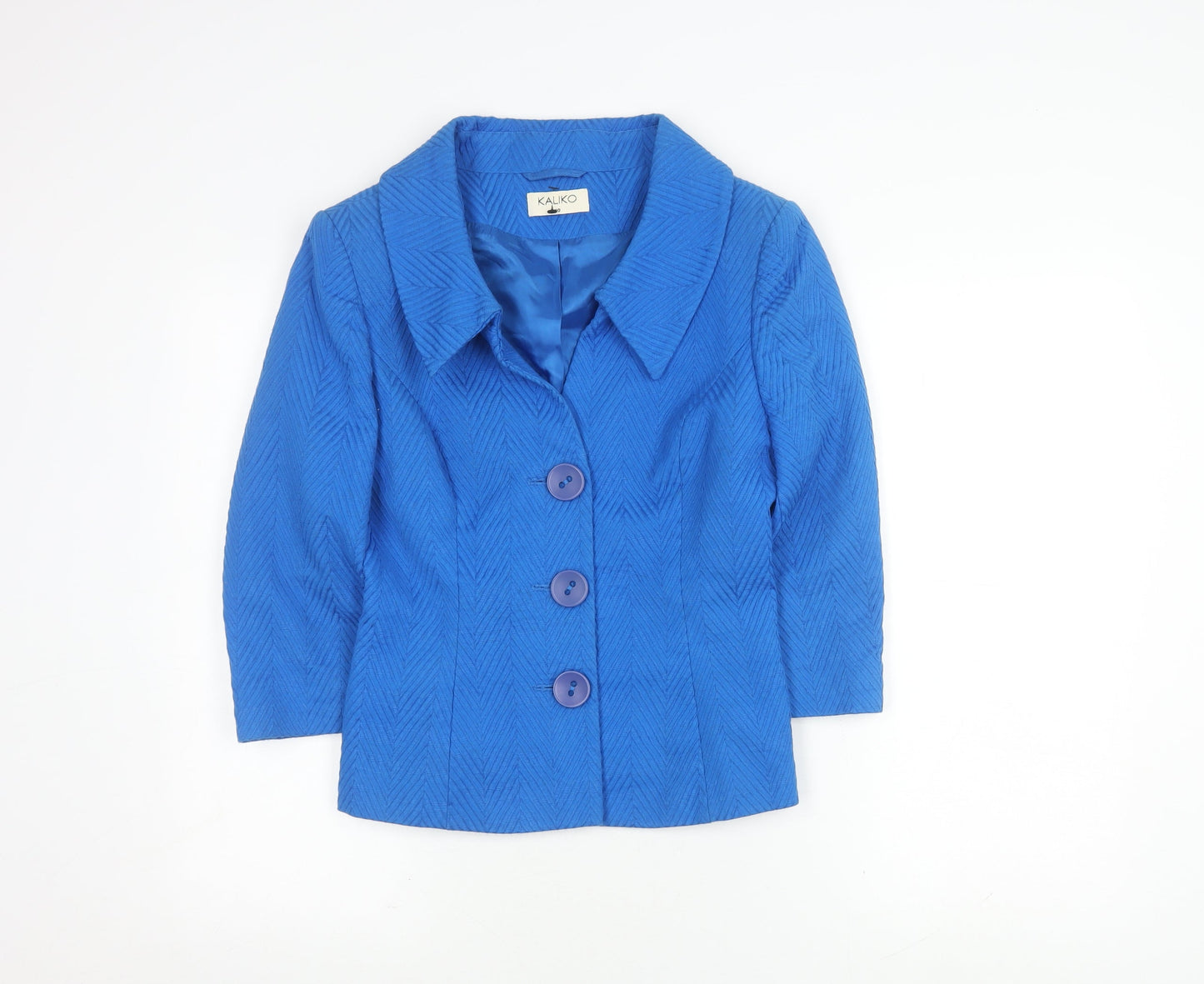 Kaliko Women's Blue Blazer Size 10 Suit Jacket