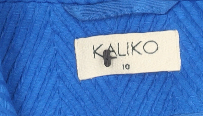Kaliko Women's Blue Blazer Size 10 Suit Jacket
