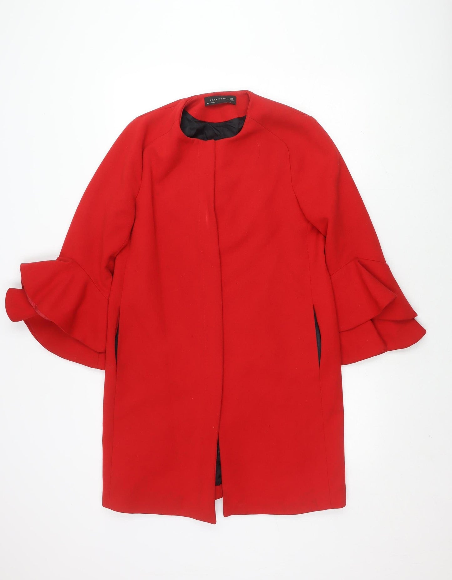 Womens UK Size 12 Zara Woman Red Basic Jacket