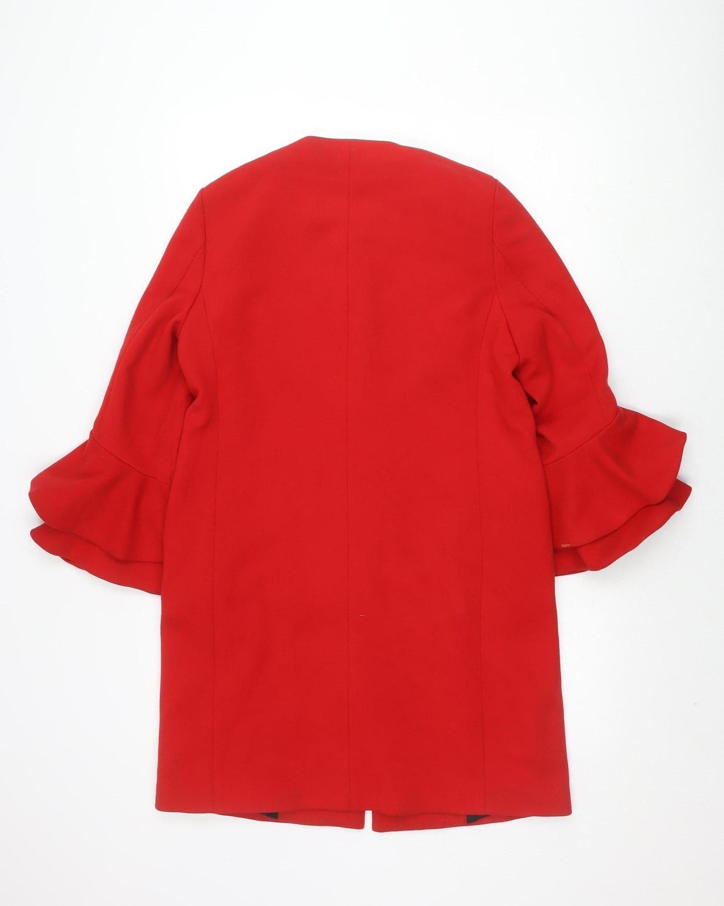 Womens UK Size 12 Zara Woman Red Basic Jacket