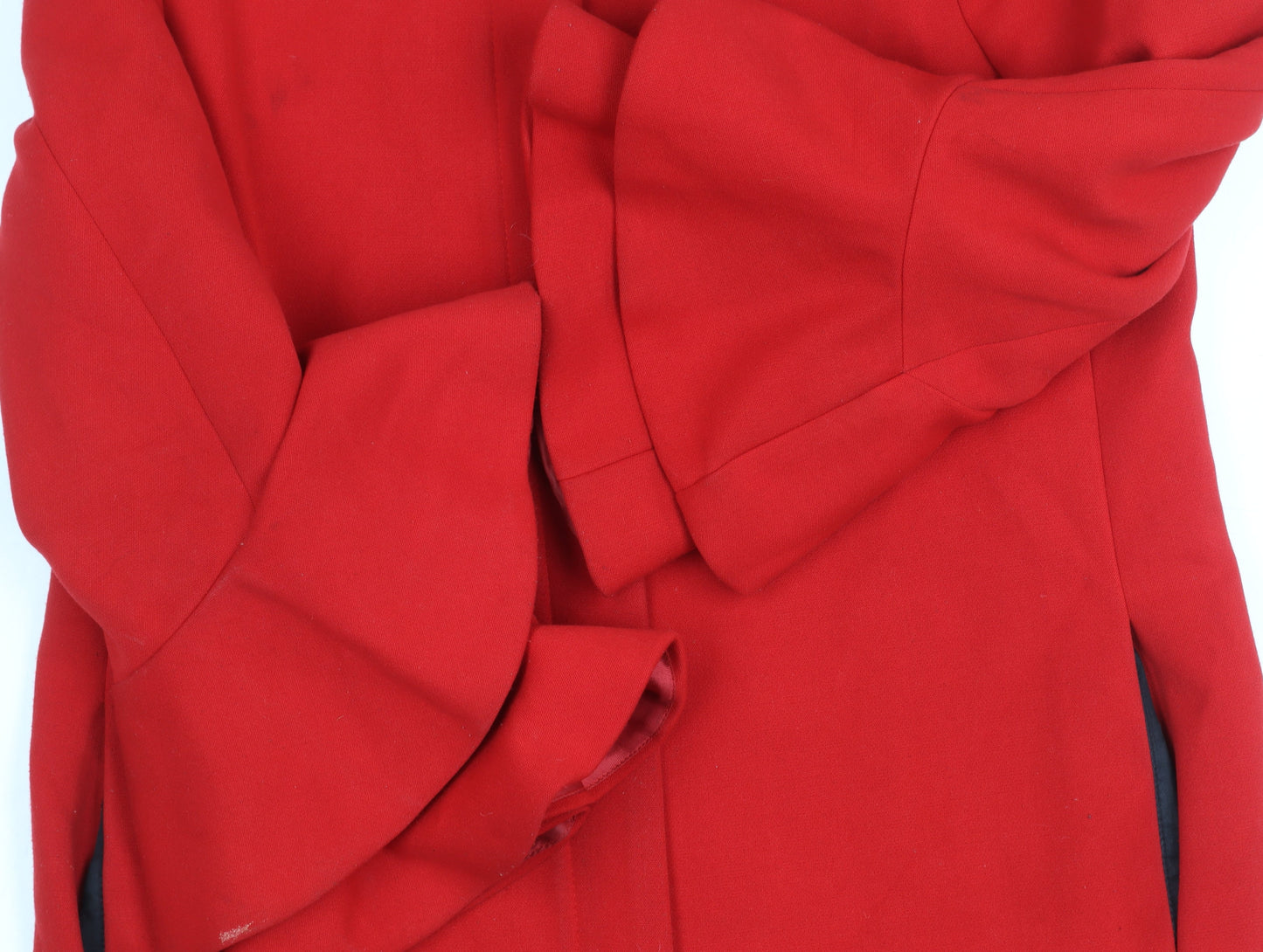 Womens UK Size 12 Zara Woman Red Basic Jacket