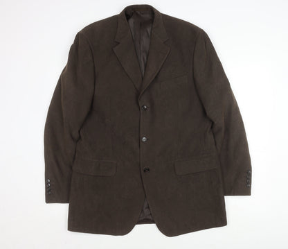 Mens UK Size 40 Marks and Spencer Regular Brown Suit Jacket