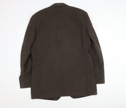 Mens UK Size 40 Marks and Spencer Regular Brown Suit Jacket