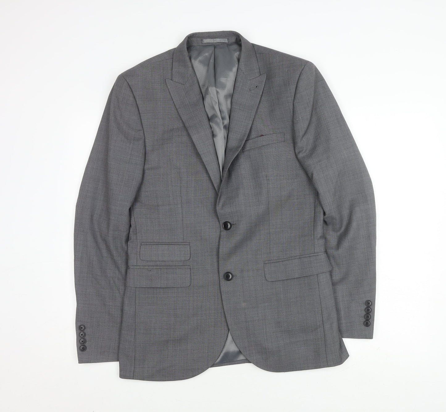 Mens UK Size 38 NEXT Regular Grey Suit Jacket