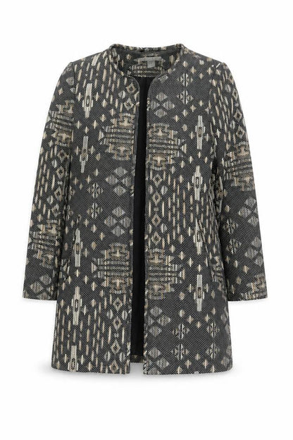 Womens UK Size 6 H&M Black Basic Jacket