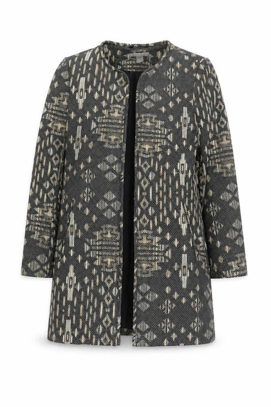 Womens UK Size 6 H&M Black Basic Jacket