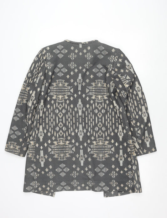 Womens UK Size 6 H&M Black Basic Jacket