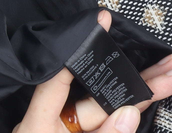 Womens UK Size 6 H&M Black Basic Jacket