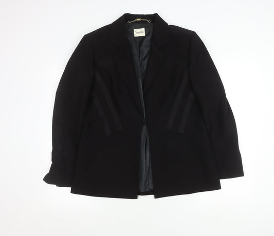 Viyella Women's Black Blazer UK Size 12