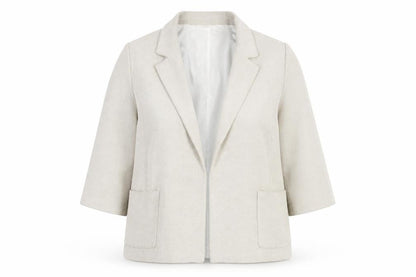 Zara Basic Women's Beige Mid-Length Blazer M