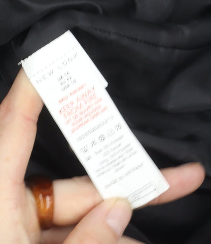 New Look Women's Black Houndstooth Blazer UK 14