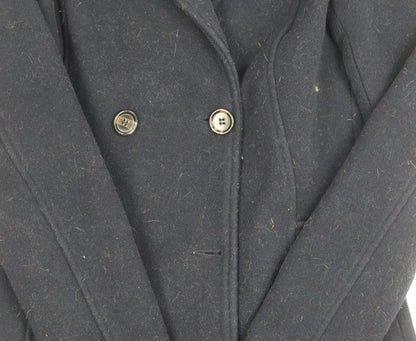 ABOUT YOU Unisex Black Pea Coat Size 34