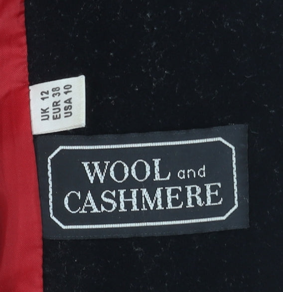 Womens UK Size 12 Kesta London Red Pea Coat