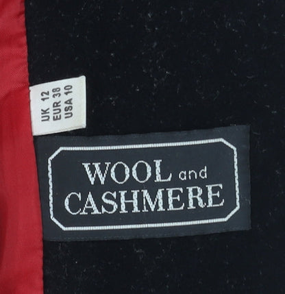 Womens UK Size 12 Kesta London Red Pea Coat