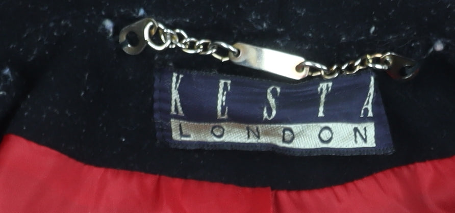 Womens UK Size 12 Kesta London Red Pea Coat