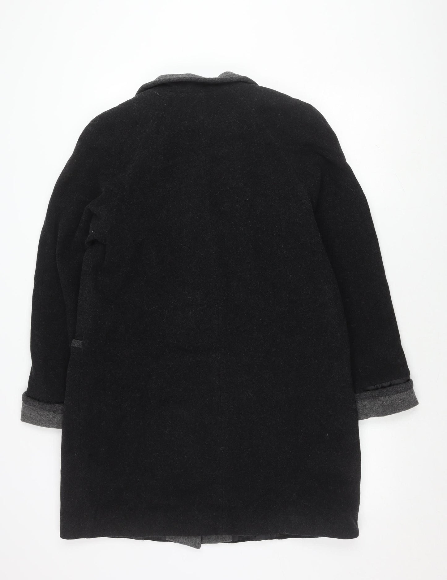 CANVAS Women's Grey Check Overcoat Jacket M