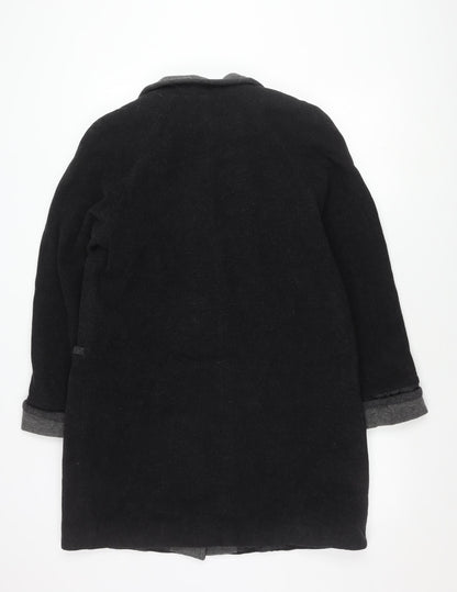 CANVAS Women's Grey Check Overcoat Jacket M