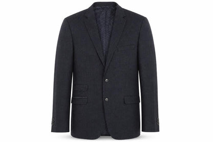 Jigsaw Men's Grey Wool Blazer 42R Single-Breasted