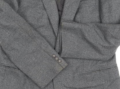 Pierre Pascal Men's Grey Blazer 40R Regular Fit