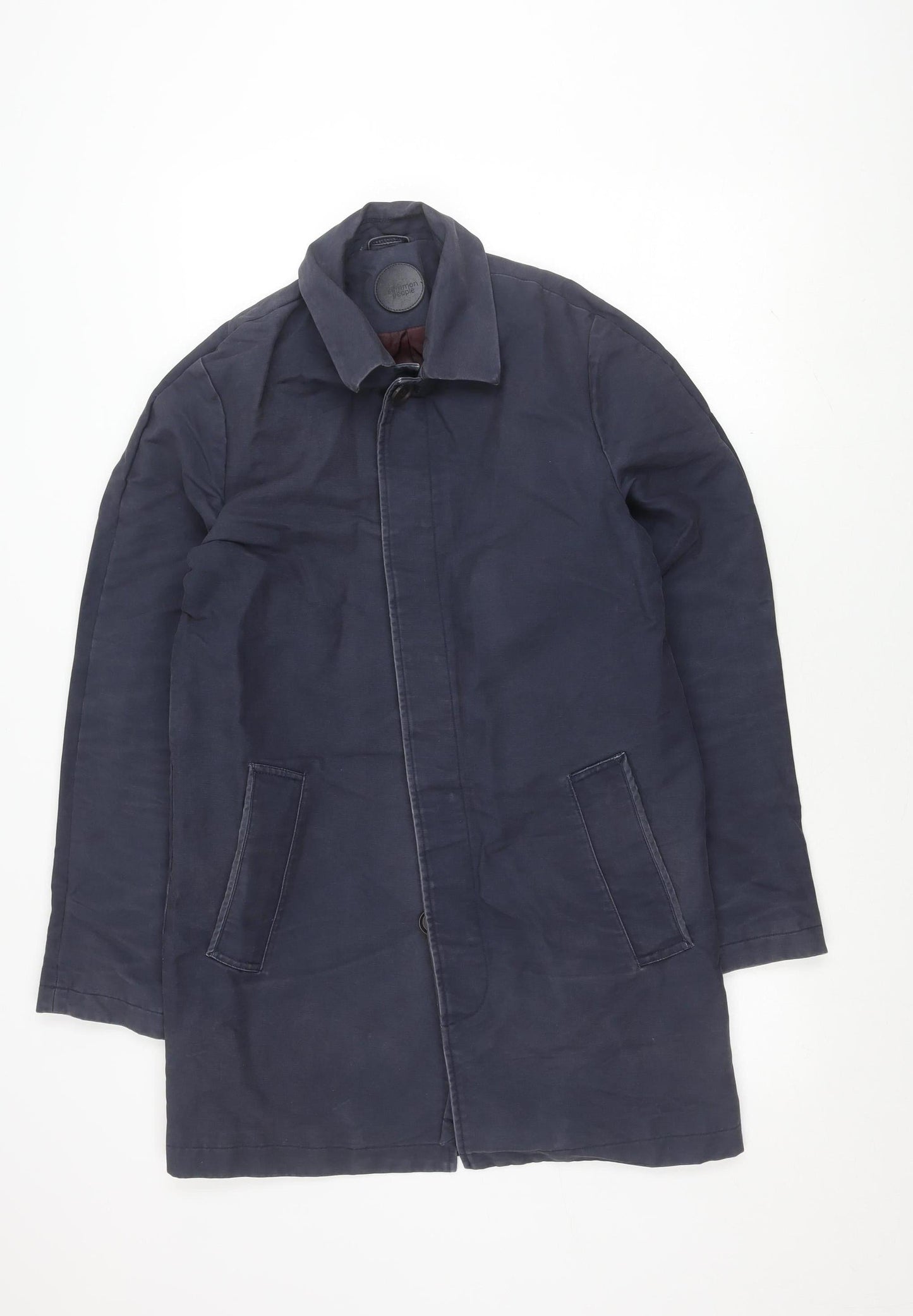 Common People Unisex Blue Cotton Jacket S