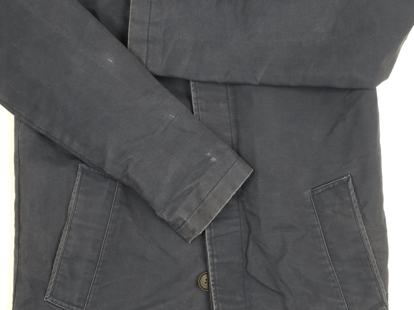 Common People Unisex Blue Cotton Jacket S