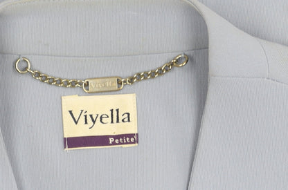 Viyella Women's Blue Blazer, Size 14, Machine Washable