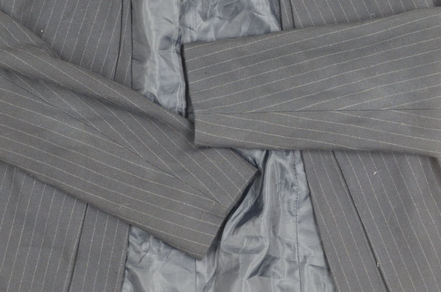 Next Women's Black Petite Pinstripe Blazer, Size 14