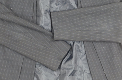 Next Women's Black Petite Pinstripe Blazer, Size 14