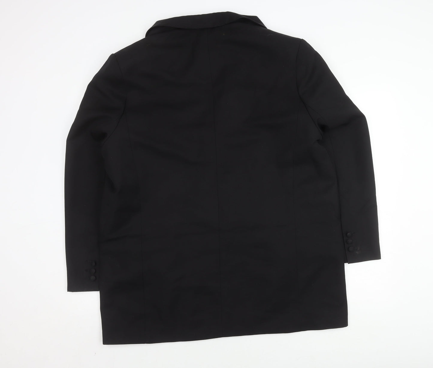 ASOS Design Women's Black Blazer UK 18 Double-Breasted