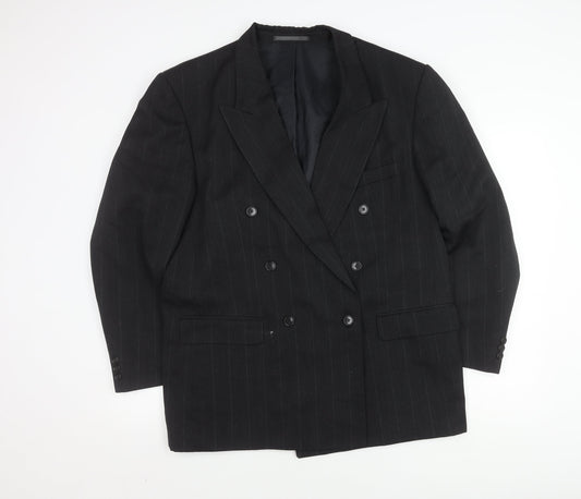 Mens UK Size 44 Burton Regular Black Suit Jacket