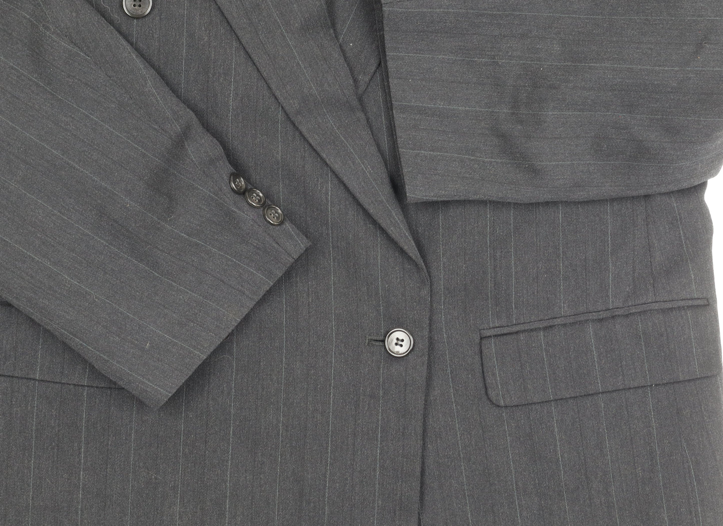 Mens UK Size 44 Burton Regular Black Suit Jacket