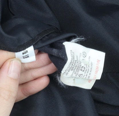Mens UK Size 44 Burton Regular Black Suit Jacket