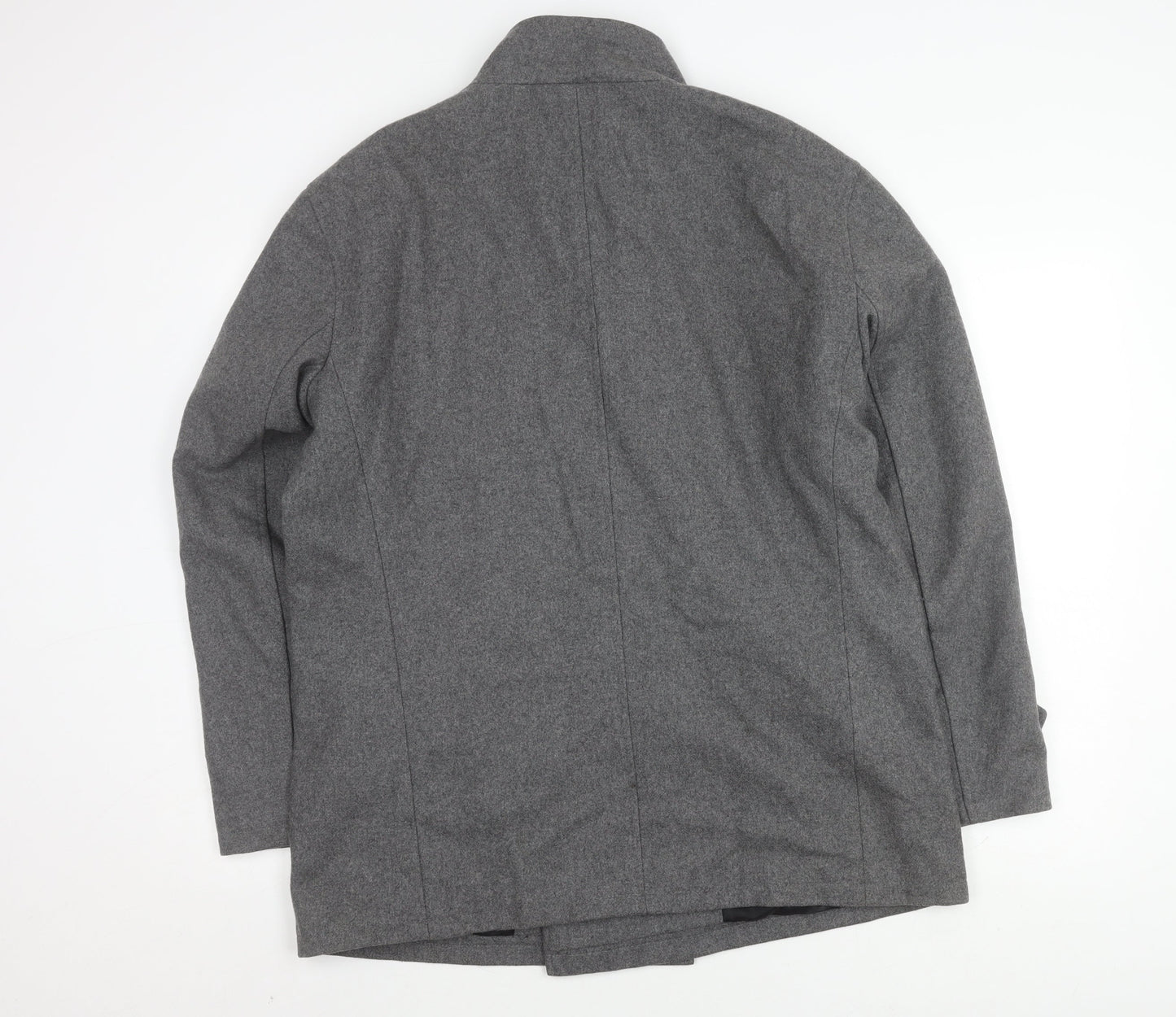 Mens UK Size 4 Peter Werth Grey Pea Coat