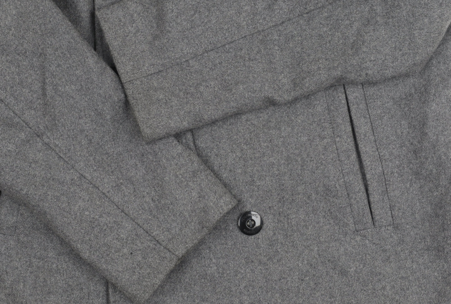 Mens UK Size 4 Peter Werth Grey Pea Coat