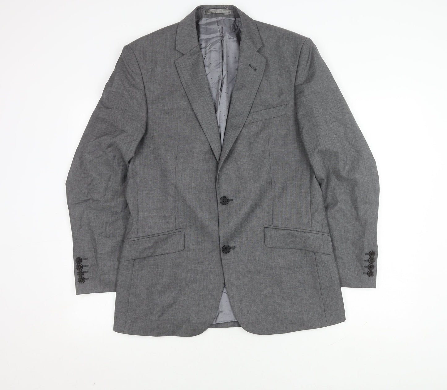 Mens UK Size 38 Jasper Conran Regular Grey Suit Jacket