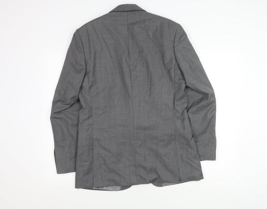 Mens UK Size 38 Jasper Conran Regular Grey Suit Jacket