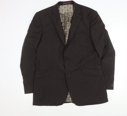 Mens UK Size 42 Limehaus Regular Brown Suit Jacket