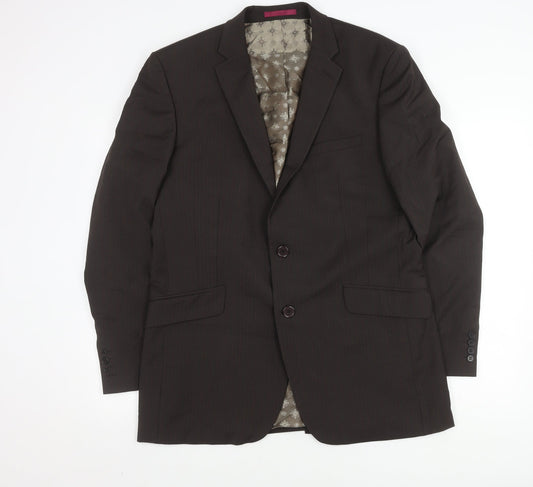 Mens UK Size 42 Limehaus Regular Brown Suit Jacket