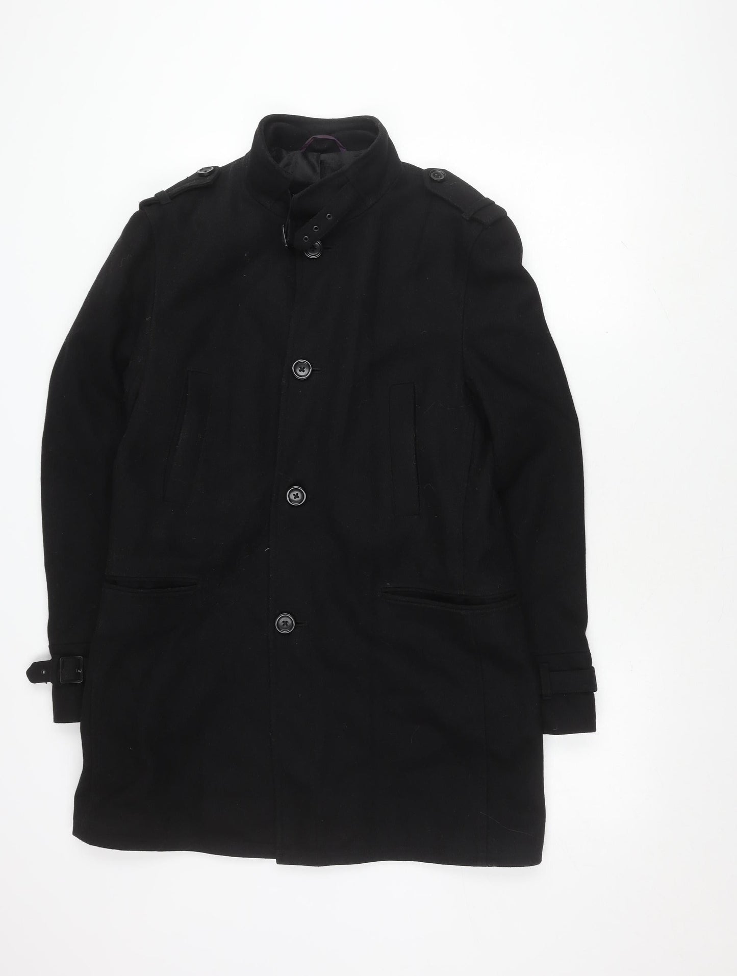 Womens UK Size M NEXT Black Military Jacket