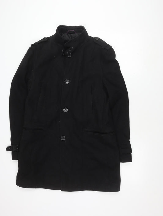 Womens UK Size M NEXT Black Military Jacket